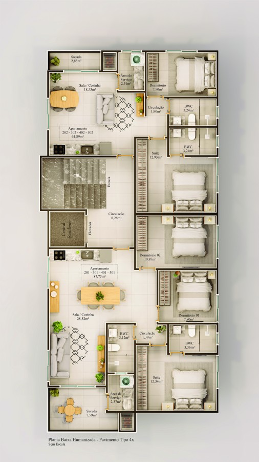 Apartamento, 3 quartos, 158 m² - Foto 21