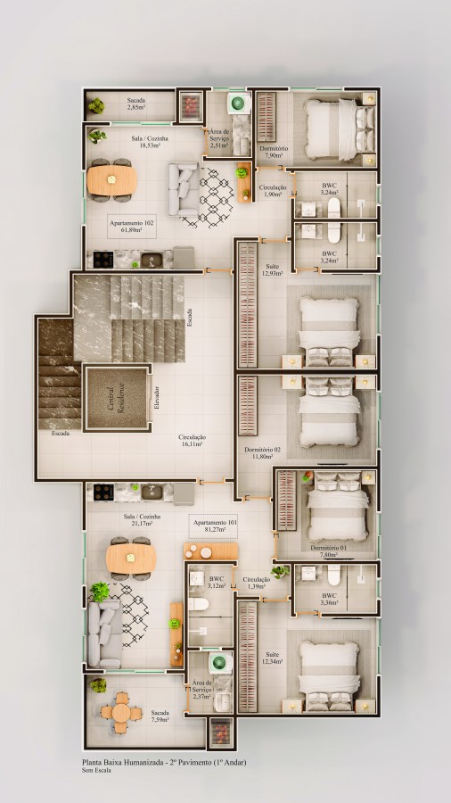 Apartamento, 3 quartos, 158 m² - Foto 22