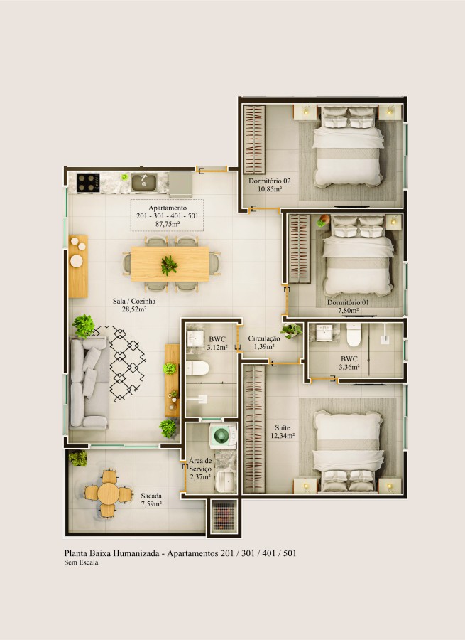 Apartamento, 3 quartos, 122 m² - Foto 24