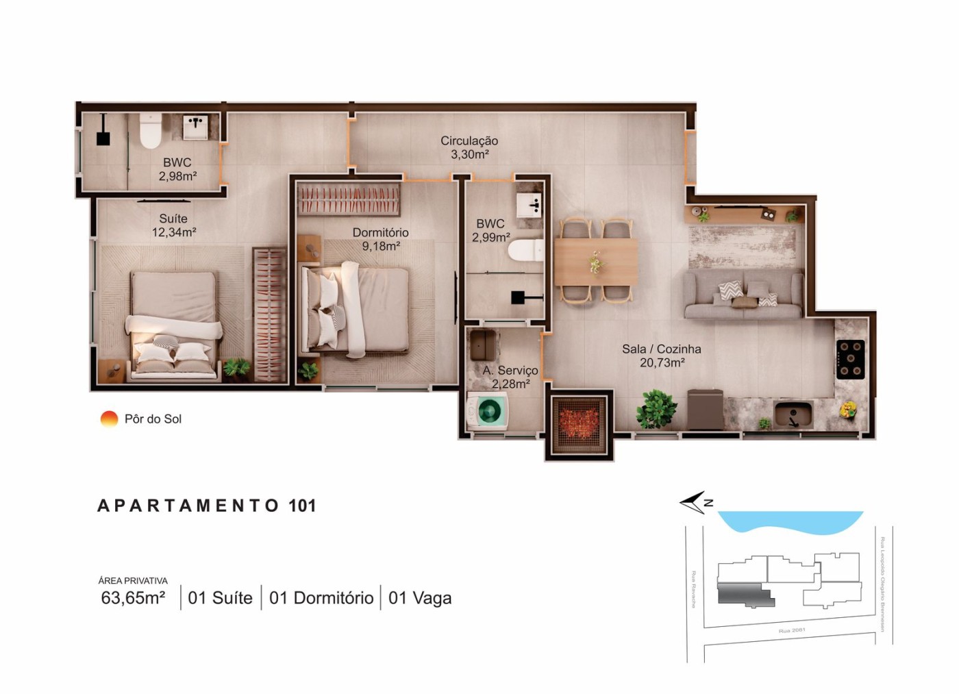 Apartamento, 2 quartos, 65 m² - Foto 28