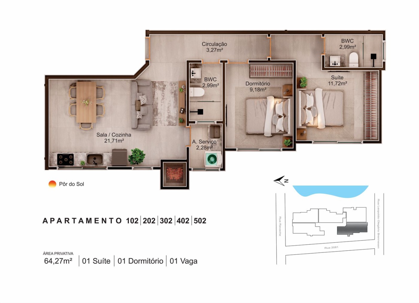 Apartamento, 2 quartos, 65 m² - Foto 29