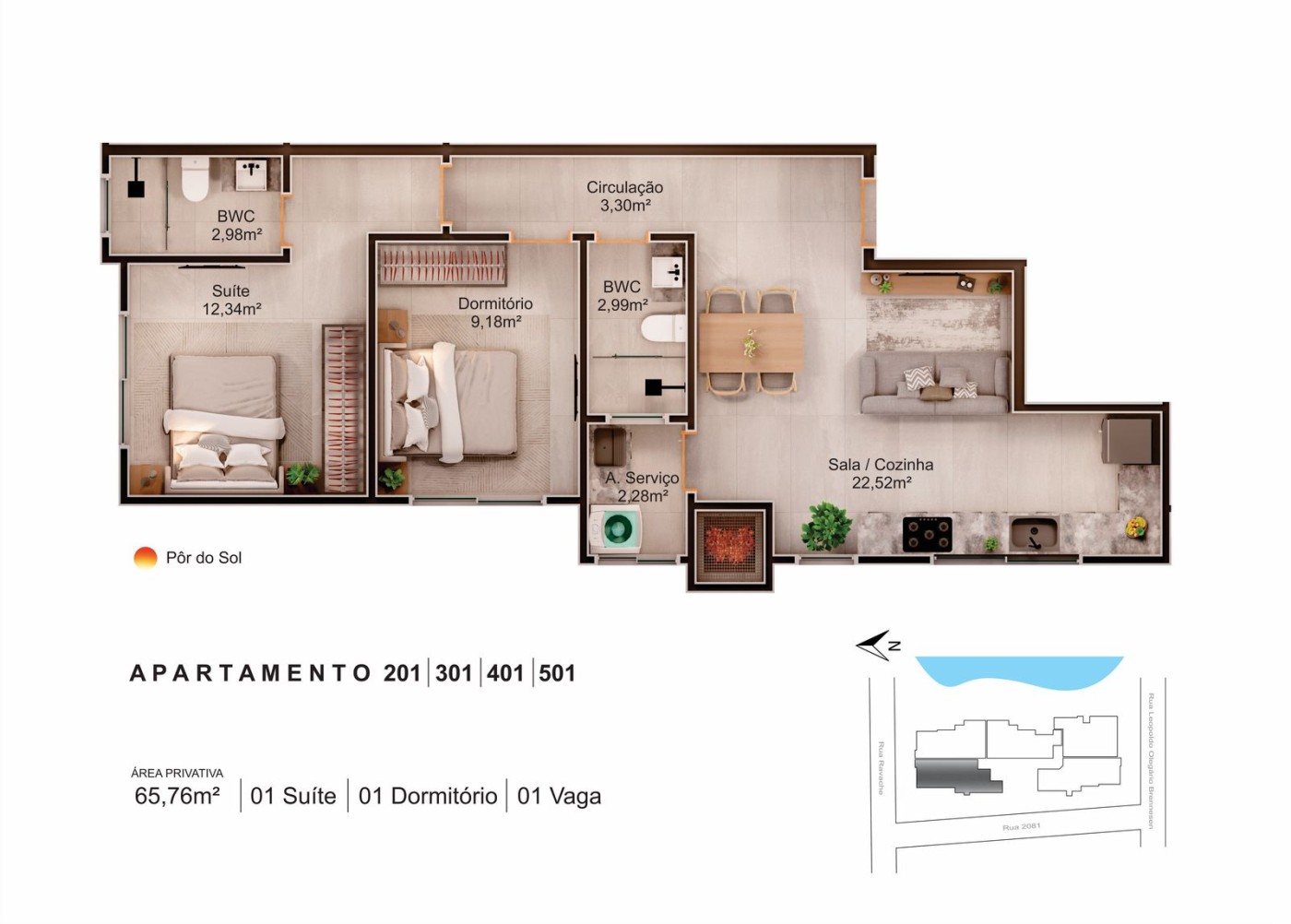 Apartamento, 2 quartos, 65 m² - Foto 33