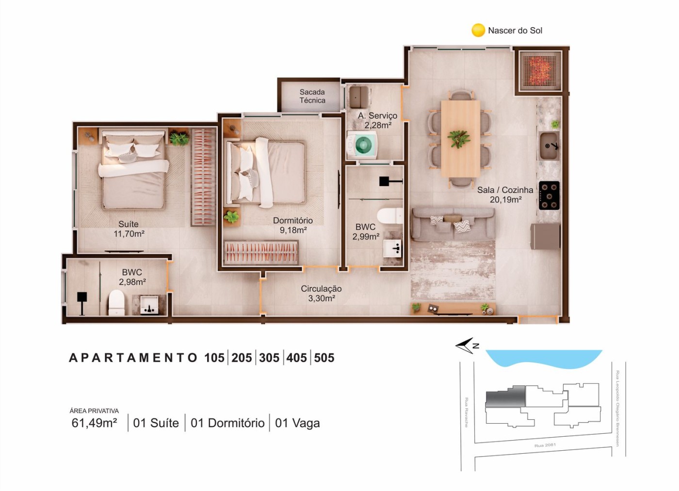 Apartamento, 2 quartos, 65 m² - Foto 32