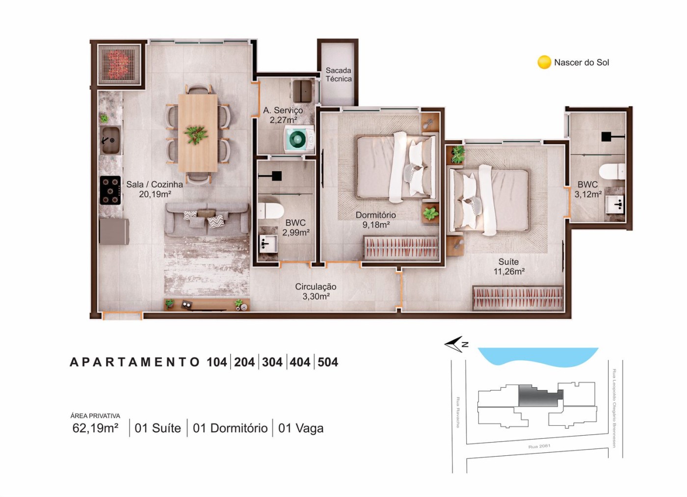 Apartamento, 2 quartos, 65 m² - Foto 34