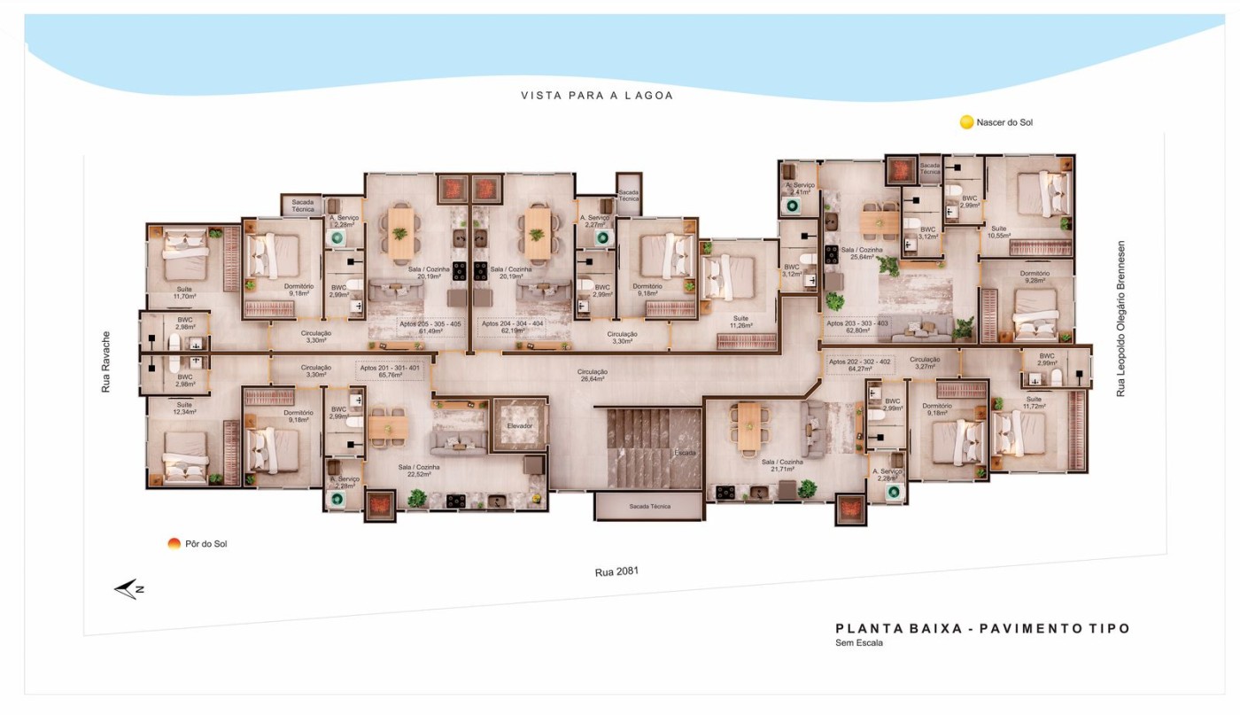 Apartamento, 2 quartos, 65 m² - Foto 36