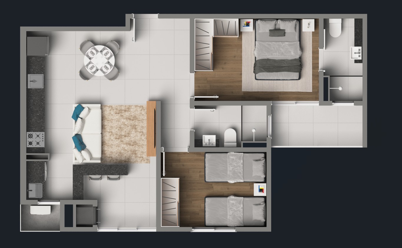 Apartamento, 3 quartos, 84 m² - Foto 19