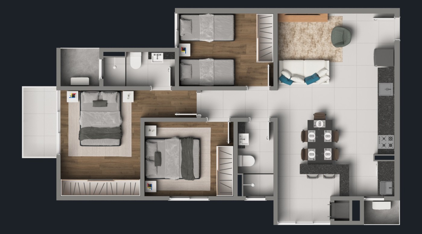 Apartamento, 3 quartos, 84 m² - Foto 18