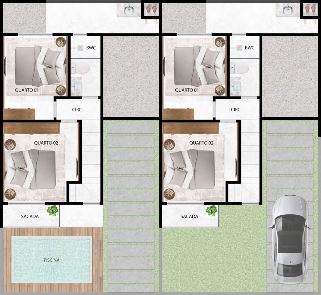 Sobrado, 2 quartos - Foto 9
