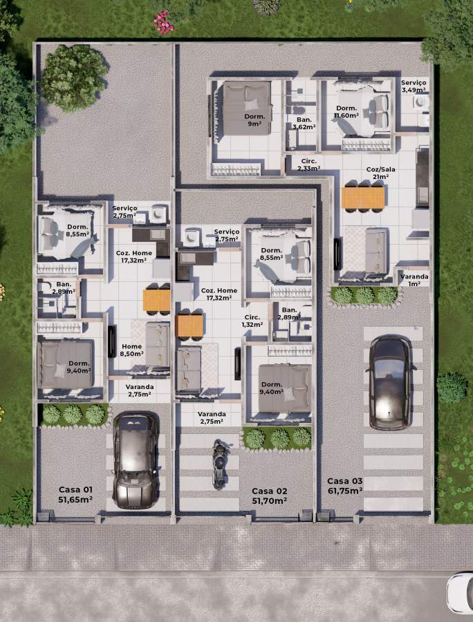 Casa, 2 quartos, 143 m² - Foto 10