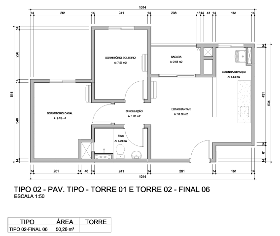 Apartamento, 2 quartos, 50 m² - Foto 27